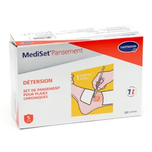 Set de Pansement Détersion avec curette dermatologique Mediset