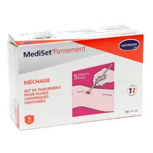 Set à pansement méchage Mediset