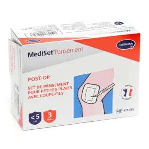 Mediset Post Op Set de pansement plaies chirurgicale