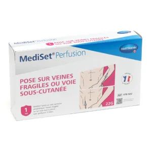 Mediset Set de Perfusion pose sur veines fragiles ou voie sous cutanée