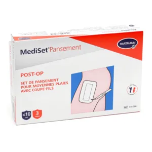 Mediset Set de pansement Post-Op plaies de taille moyenne