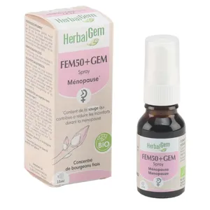 HerbalGem Fem50+Gem Spray Bio pour la ménopause