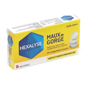 Hexalyse maux de gorge