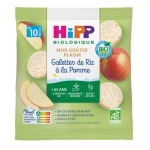 Galettes de riz bébé Pomme bio HiPP