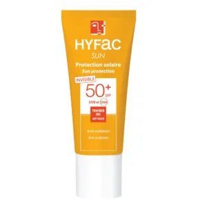 Crème solaire invisible Hyfac Sun SPF 50+