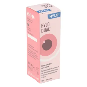 Hylo Dual collyre hydratant avec ectoïne