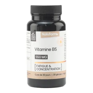 Gélules Vitamine B5 Nat et Form