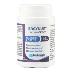 Nutergia ErgyNuit Sommeil Fort 1,9 mg