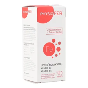 Physiofer solution buvable lipofer vitamines B6 B12