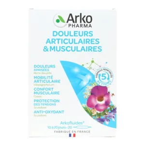 Ampoules Arkopharma Douleurs articulaires et musculaires