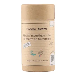 Répulsif Anti Moustiques solide Comme Avant au beurre de Murumuru