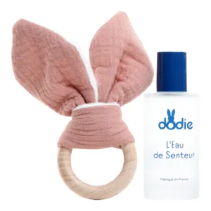 Coffret Dodie Eau de senteur et doudou anneau de dentition