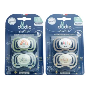 Sucette silicone anatomique  +18 mois Dodie extra Jour Nuit
