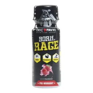 Born of Rage Eric Favre pre workout shot framboise