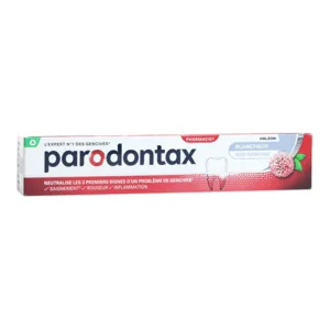 Parodontax dentifrice Blancheur saignement gencive