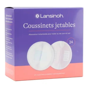 Lansinoh Coussinets d'allaitement jetables absorbants