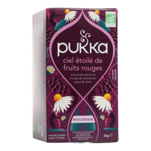 Tisane bio Pukka Ciel étoilé de fruits rouges en sachets