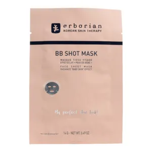 Erborian BB shot mask masque en tissu visage effet éclat