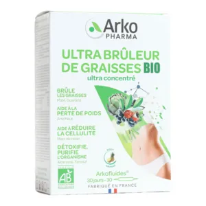 Ultra bruleur de graisses bio Arkofluides ampoule Arkopharma
