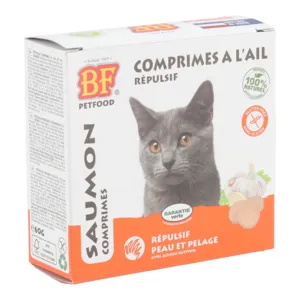 Comprimés à l'ail Répulsif peau et pelage BF Petfood Saumon