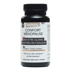 Gélules Confort ménopause Nat et Form