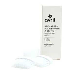 Avril recharges clipsables pour brosse à dents souple