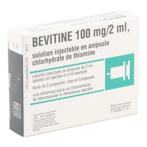 Bévitine 100mg/2ml ampoules injectables