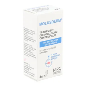 Molusderm solution cutanée contre le Molluscum