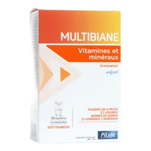 Multibiane Pileje sachets Enfant Vitamines et minéraux