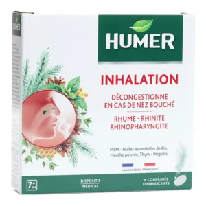 Comprimés effervescents Humer Inhalation
