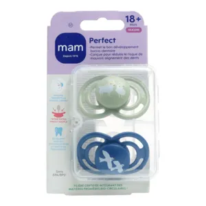Sucette silicone anatomique MAM Perfect 18 mois et plus