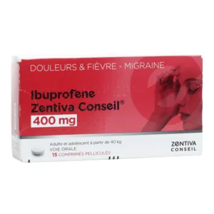 Zentiva Ibuprofène 400 mg comprimés pelliculés