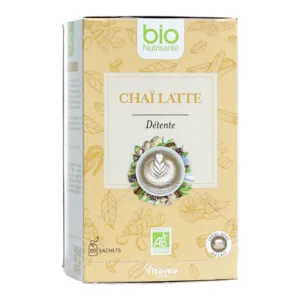 Thé noir Chaï Latte détente en sachets Bio Nutrisanté