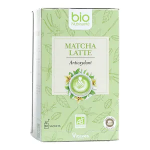 Sachets de Matcha Latte Antioxydant Bio Nutrisanté