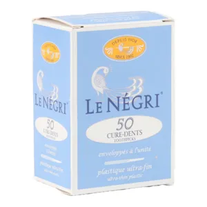Le Négri cure-dents en plastique ultra fin