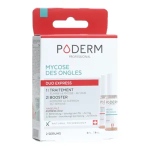 Poderm pack duo sérum + booster onychomycose