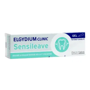 Elgydium clinic sensileave gel sensibilité dentaire