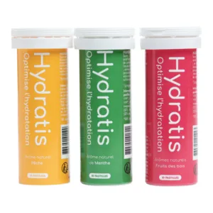 Hydratis mini pack découverte 3 tubes de 10 pastilles