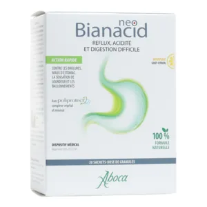 Aboca NeoBianacid citron contre les reflux gastriques