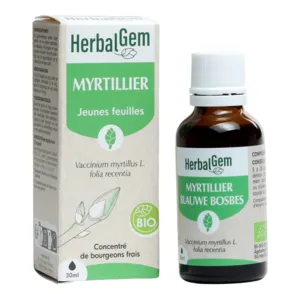 Extrait de bourgeons bio de Myrtillier Herbalgem