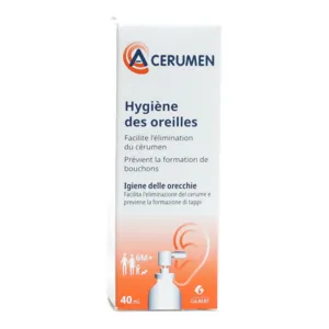 Acerumen spray bouchon oreille
