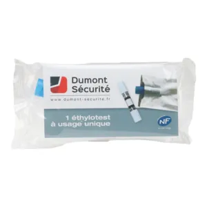 Ethylotest ballon à usage unique Dumont sécurité