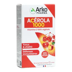 Acérola 1000 vitamine C naturelle Arkopharma