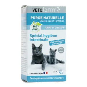 Vetoform Chat Purge naturelle comprimé vermifuge