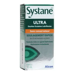 Gouttes pour les yeux secs Systane Ultra