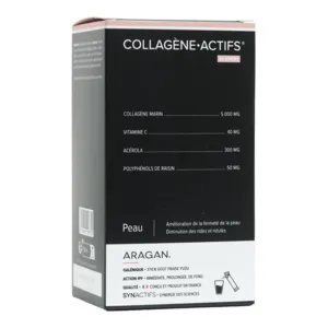 Poudre Collagène Actifs Aragan en sticks