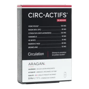 Gélules Circulation Circ Actifs Aragan