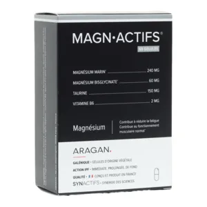 Gélules magnésium Magn Actifs Aragan