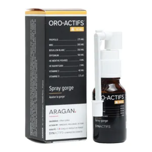 Aragan Oro Actifs spray apaisant gorge