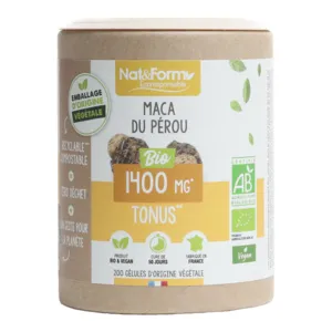 Maca Nat et Form bio gélules Tonus